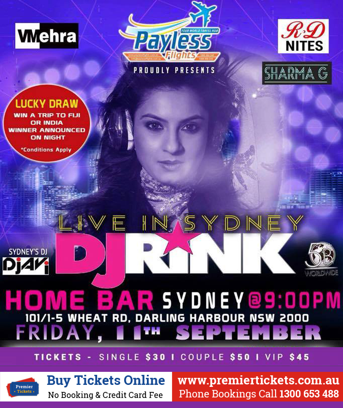 DJ RINK - LIVE IN SYDNEY