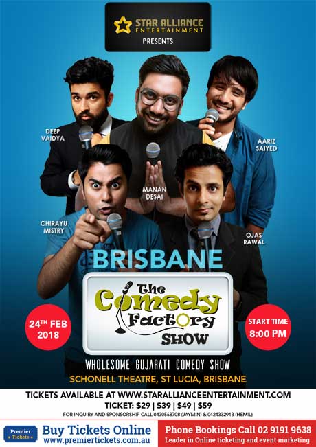Gujarati Comedy Factory Show in Brisbane