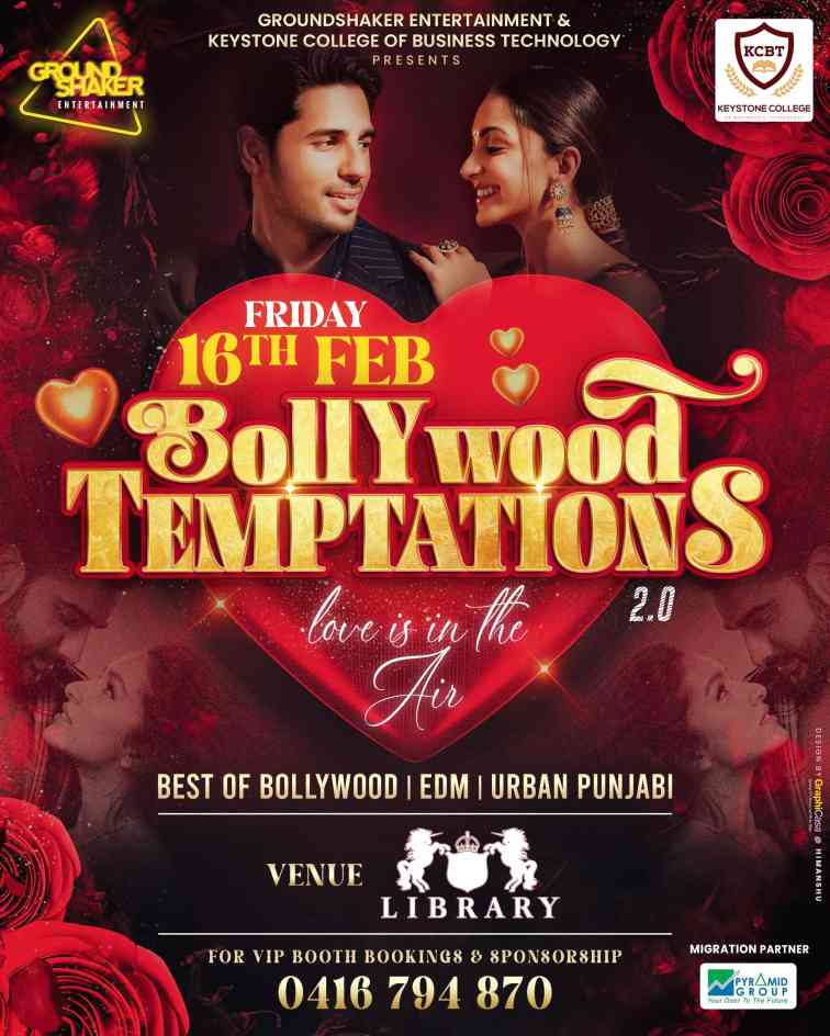 Bollywood Temptations 2.0 - Perth 2024
